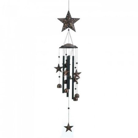 SUMMERFIELD TERRACE Summerfield Terrace 10018632 26 in. Bronze Stars Wind Chimes 10018632